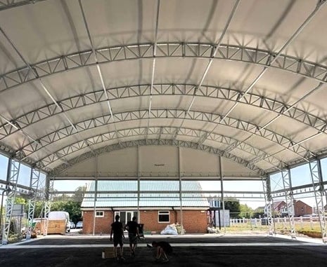 Install a cover or canopy on your padel court