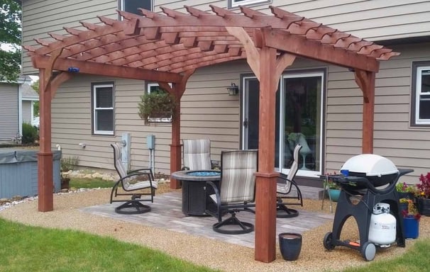 wood pergolas