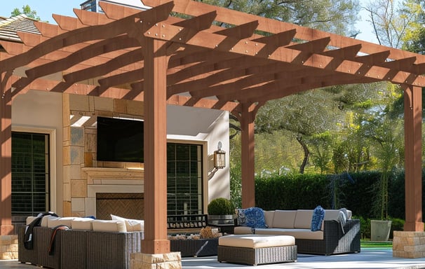 wood pergolas