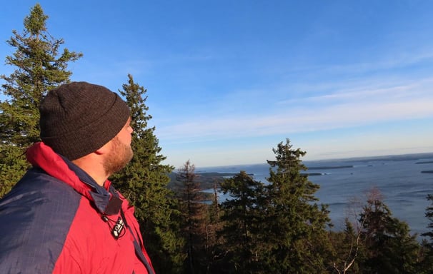 Der Blick auf dem Koli