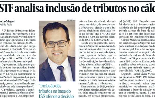 Reportagem no Valor Econômico
