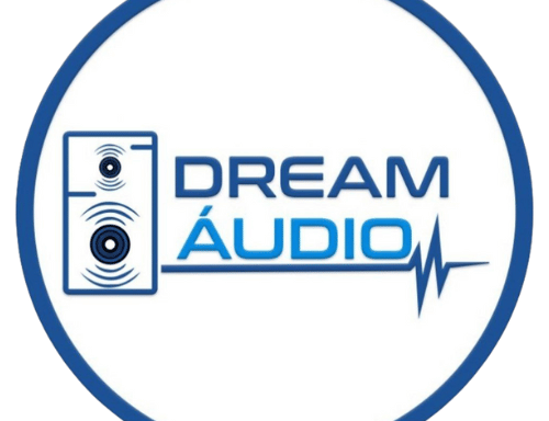 Caixa de som e simbolo da dream audio