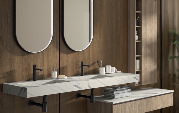plan vasque de salle de bain sr mesure