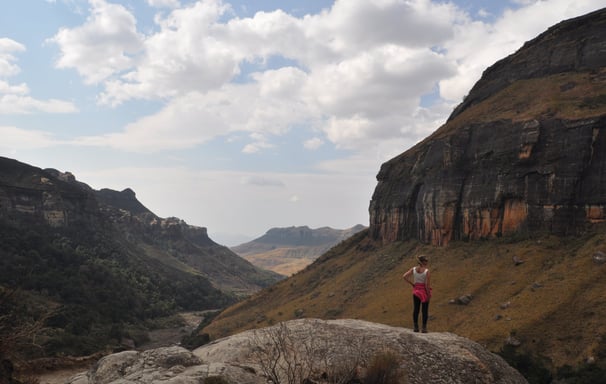 Tugela gorge walk and Policemans Helmet, Thendele Upper Camp, Drakensberg Amphitheatre, South Africa