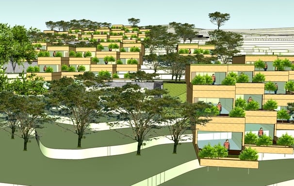 Architectural Concept and Design for a resort in #Coorg along with bespoke interiors. #architect 
