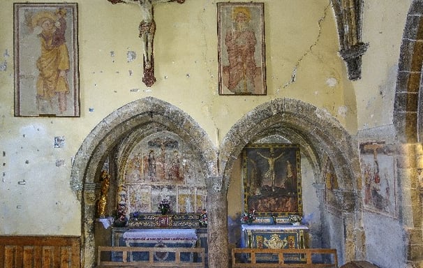 Fresques Saint Antoine Saint Chrisotphe 