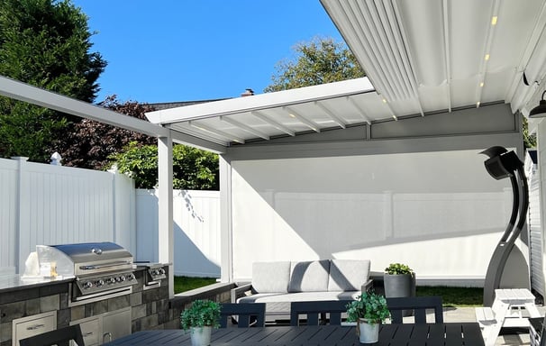 outdoor pvc pergola