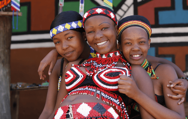 Mujeres Zulú de Sudáfrica