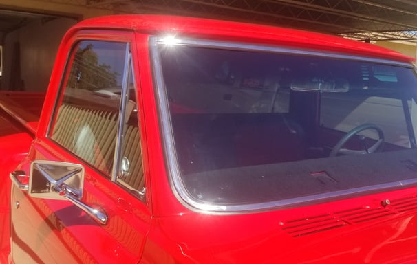 Finished chip repair by True Auto Glass
