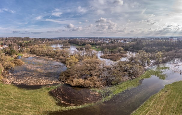 a river with a river running through it protecting natur by gmünd lwer austria