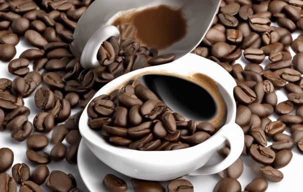 a cup of coffee with a spoon and a spoon in it