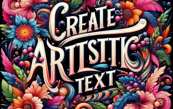Creat Artistic Text Design