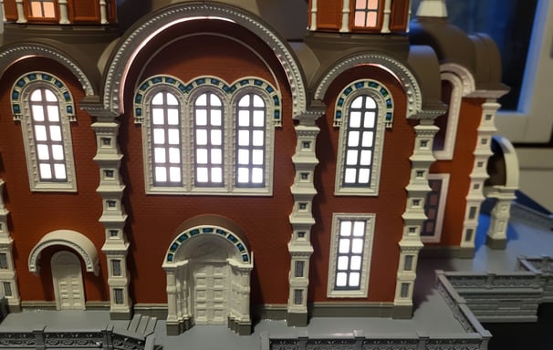Orthodox Church Architectural 3D Model