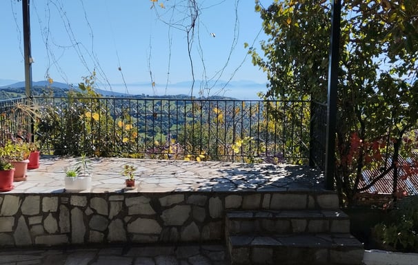 Under tha sade of walnut tree Nakou's house Liopraso Trikala