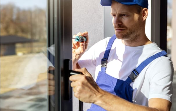 Sliding door lock repair
