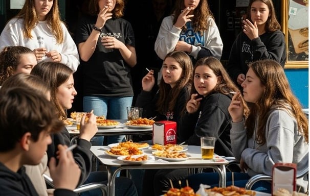 dolescentes aragoneses Un 50% más de fumadores diarios que la media española