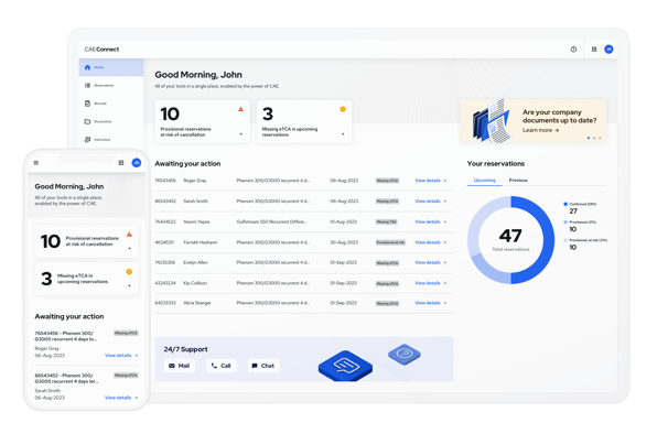 Landing page