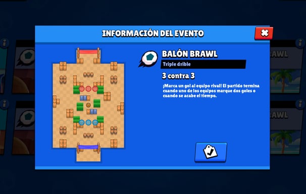 TRIPLE DRIBLE MAPA BRAWL STARS