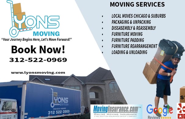 Picture of lyons moving with different moving services in chicago 