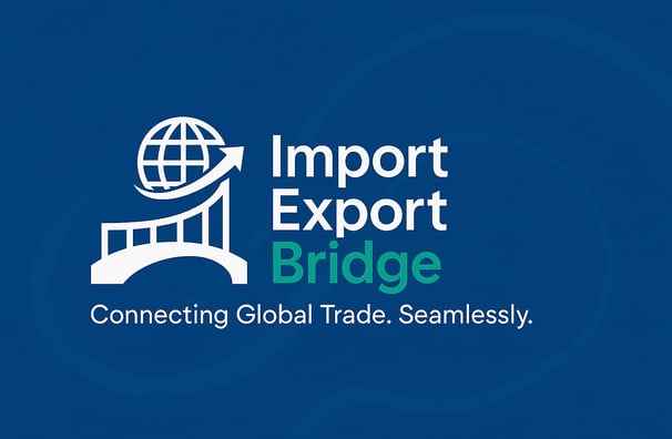 Modern B2B platform image displaying global trade connections, live shipping, and product listing tools by Bridge Connect.