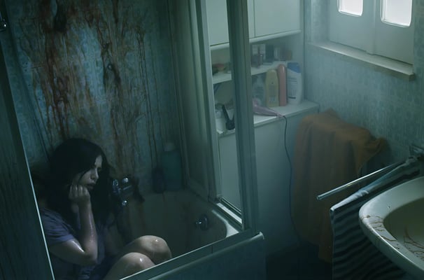 Bathroom scene from the movie Spring