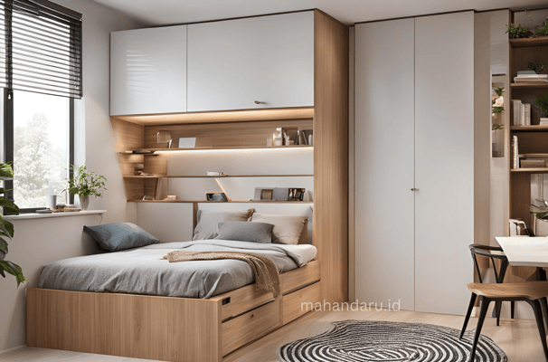 design tempat tidur minimalist