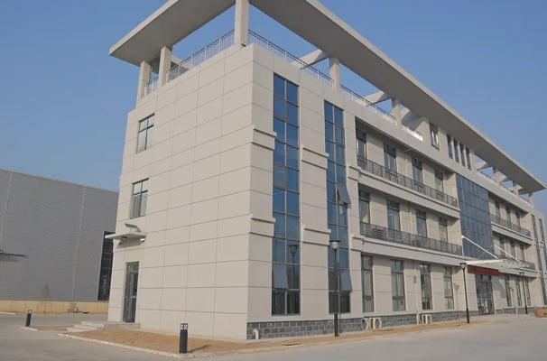 Our bright office, showcasing modern facilities. We are crane manufacturers, specializing in high-quality crane products.