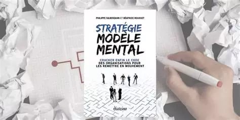 couverture ouvrage stratégie modèle mental avec dessins d'humains