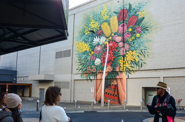 Street art tour in Frankston, artwork by Melbourne's Murals