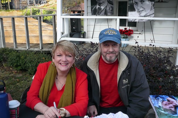 Alison Arngrim and Mike Purdy at Corsicana 2023