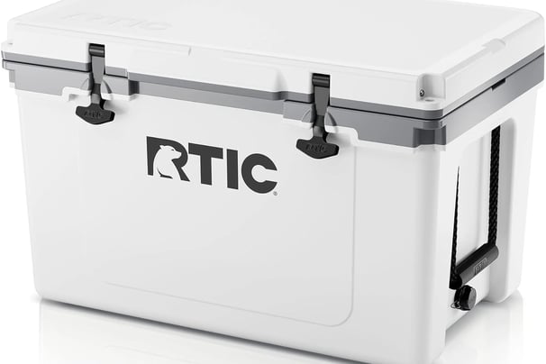  RTIC Ultra-Light 52 Quart Hard Cooler Insulated Portable Ice Chest Box for Beach, Drink, Beverage, Camping, Picnic, Fishing,