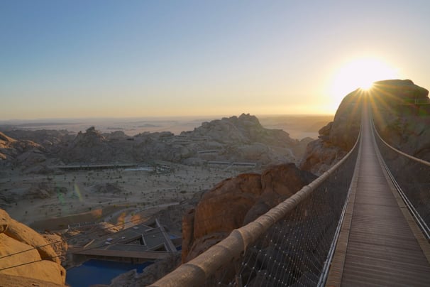 Desert Rock sunset