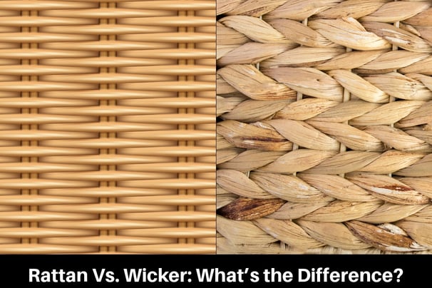 rattan vs wicker whats the difference