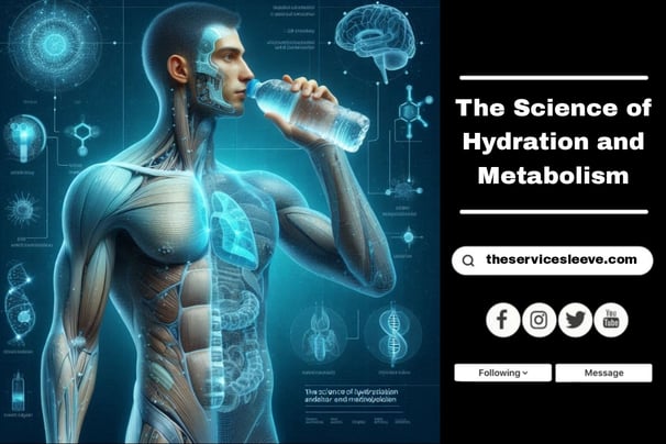 Science between Hydration with Metabolism | Purchase Your Water Container Sleeve Here