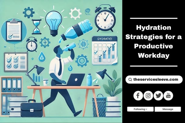 Hydration for Workplace Productivity | Get a Protective Sleeve for Your Water Container Here  