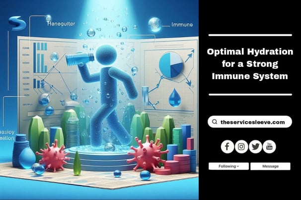 Optimal Hydration For Strong Immune System | Stay Hydrated! Purchase Your Water Container Sleeve Her