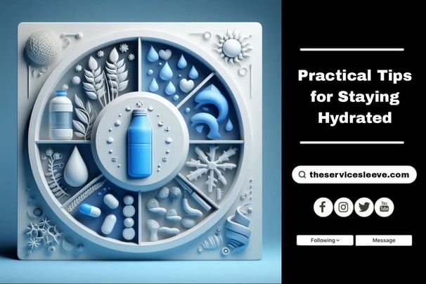 Practical Tips for Staying Hydrated | Purchase Your Water Container Sleeve Here