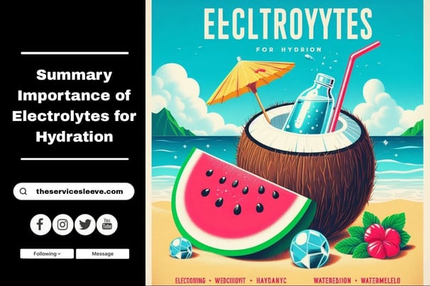  Electrolytes for Hydration |Get Your Protective Water Container Sleeve Today | Stay Hydrated