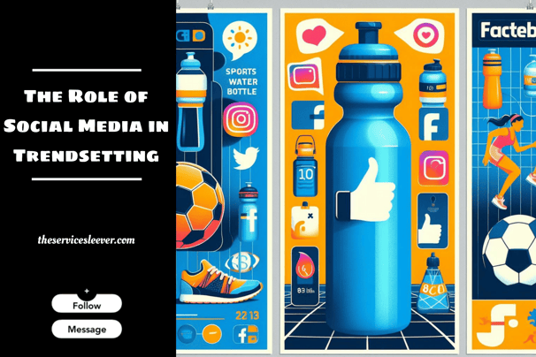 Social media trendsetting for water container sleeve