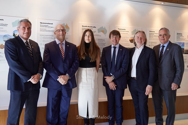 Ein Gruppenbild der Vertreter der australischen Bundesstaaten.