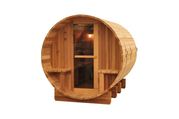 Red Cedar Barrel Sauna 4 people 185x185x200cm - 6FT