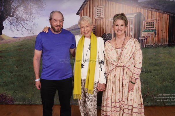 Karen Grassle, Melissa Gilbert, and Mike Purdy at Simi Valley 2024