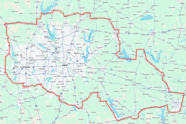 State of Texas Map