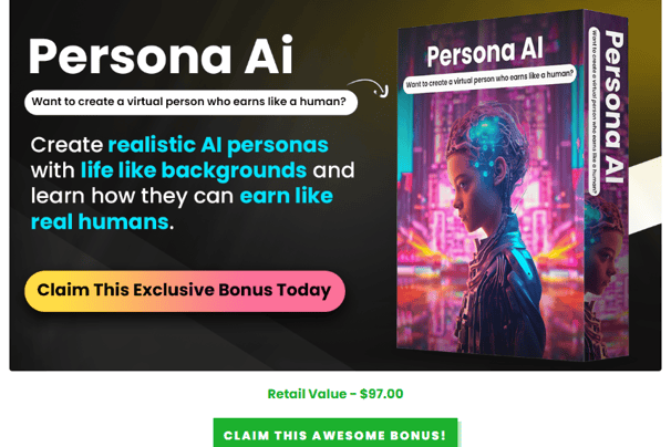 a book cover with Persona AI written on it