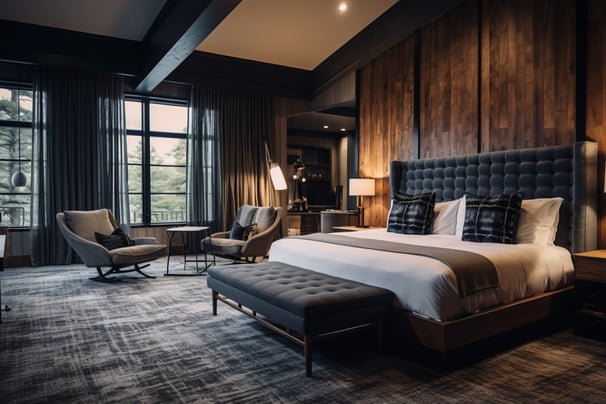 a spacious room in a Holiday Club Hotel Spa in Finland