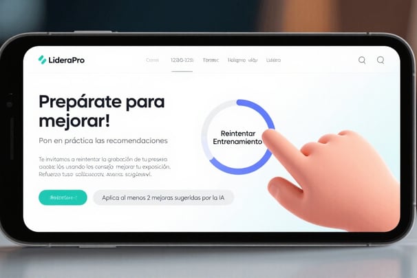 Entrenando comunicación persuasiva con LideraPro IA conseguiras el éxito social y profesional