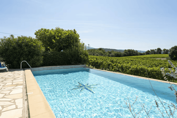 a pool with a swimming pool and a swimming pool