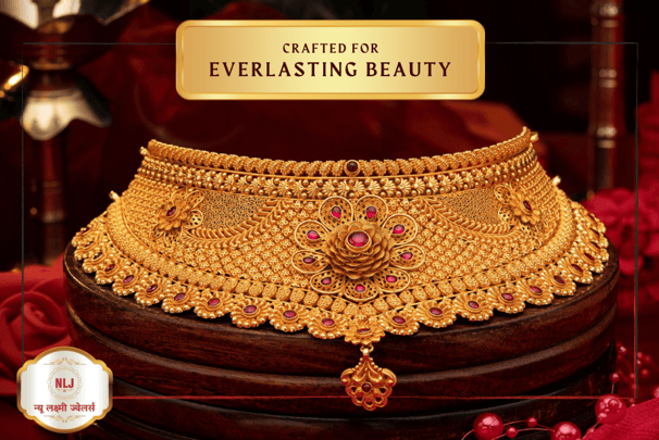 A Gold Choker by New Laxmi Jewellers