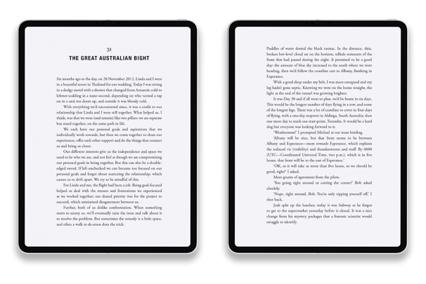 On a wing and a chair, Books, typesetting by Michelle Pirovich, Squeezebox