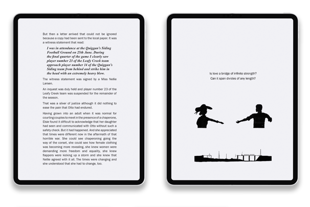 The prodigious place kick, Books, typesetting by Michelle Pirovich, Squeezebox